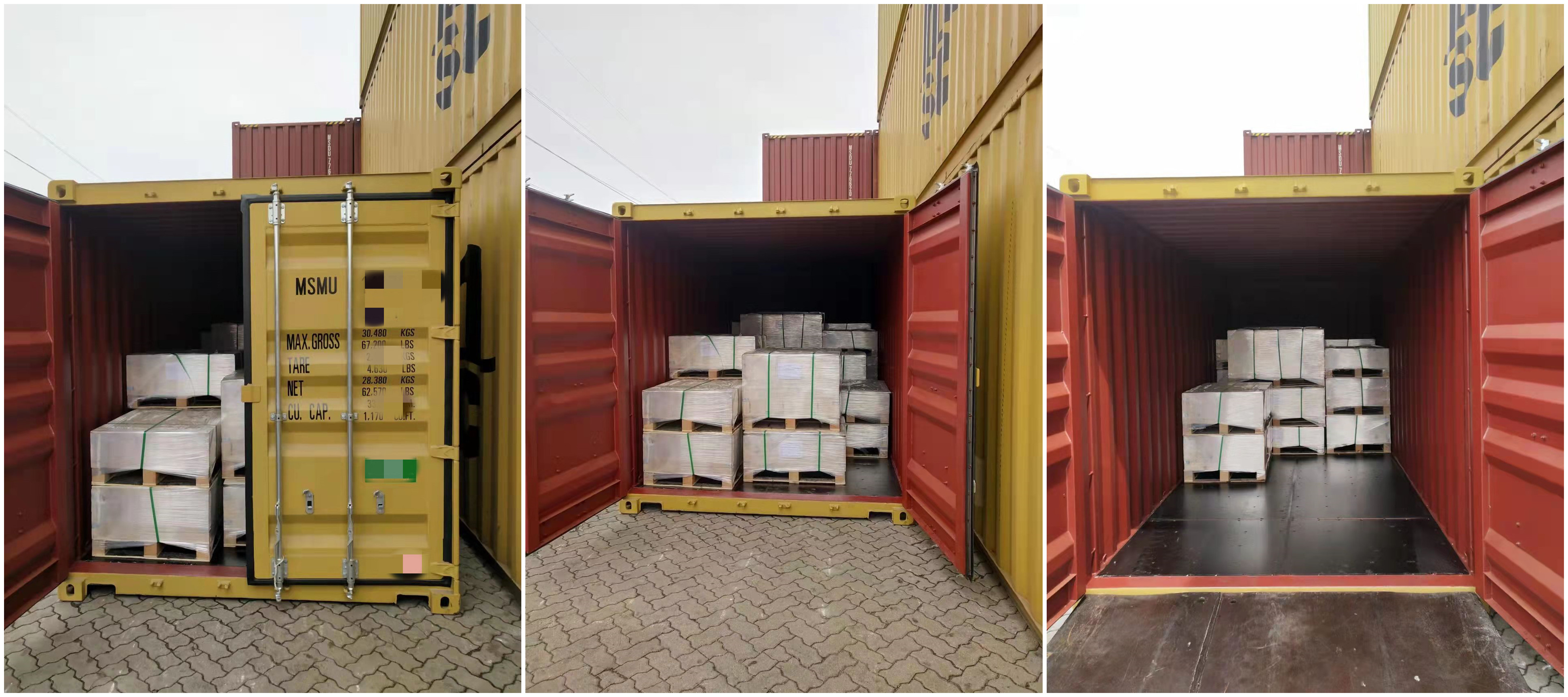 3 containers PLAATFLENS EN1092-1/01/A DN600/610 PN10 vandaag verzonden naar de haven van Hamburg, Duitsland!